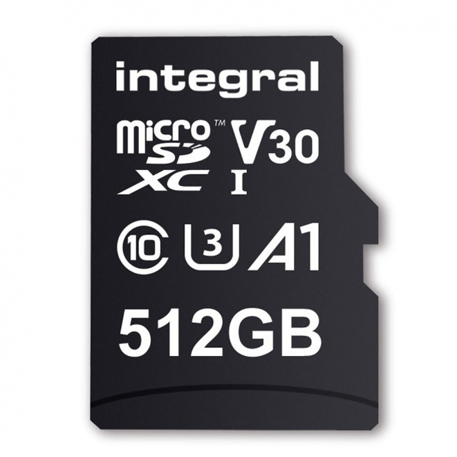 Integral MicroSD 100MBs UHS-1 U3 Class 10 V30 A1 512GB